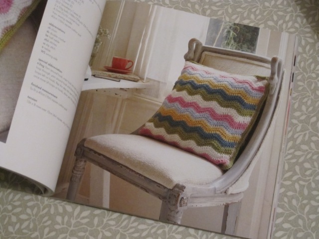 Stripy wave cushion ©The House of Jones